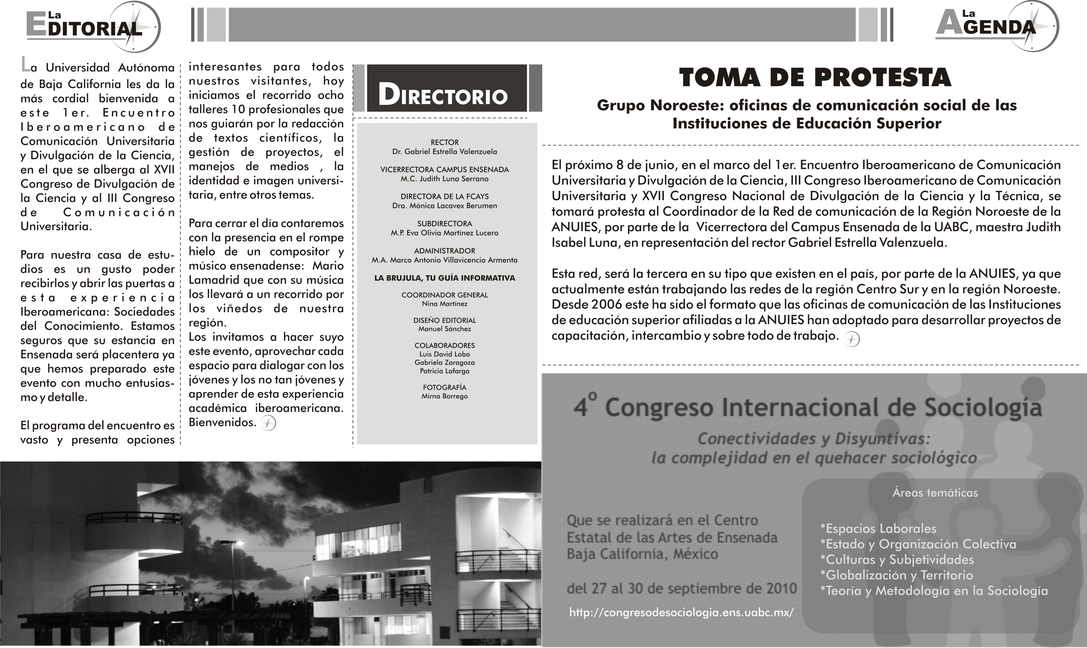 Día 1- Lunes 7 de junio del 2010