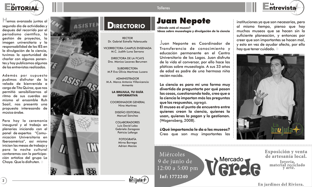 Día 2- Martes 8 de junio del 2010